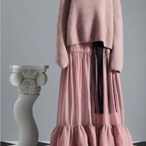 & Other Stories Pink Maxi Skirt
